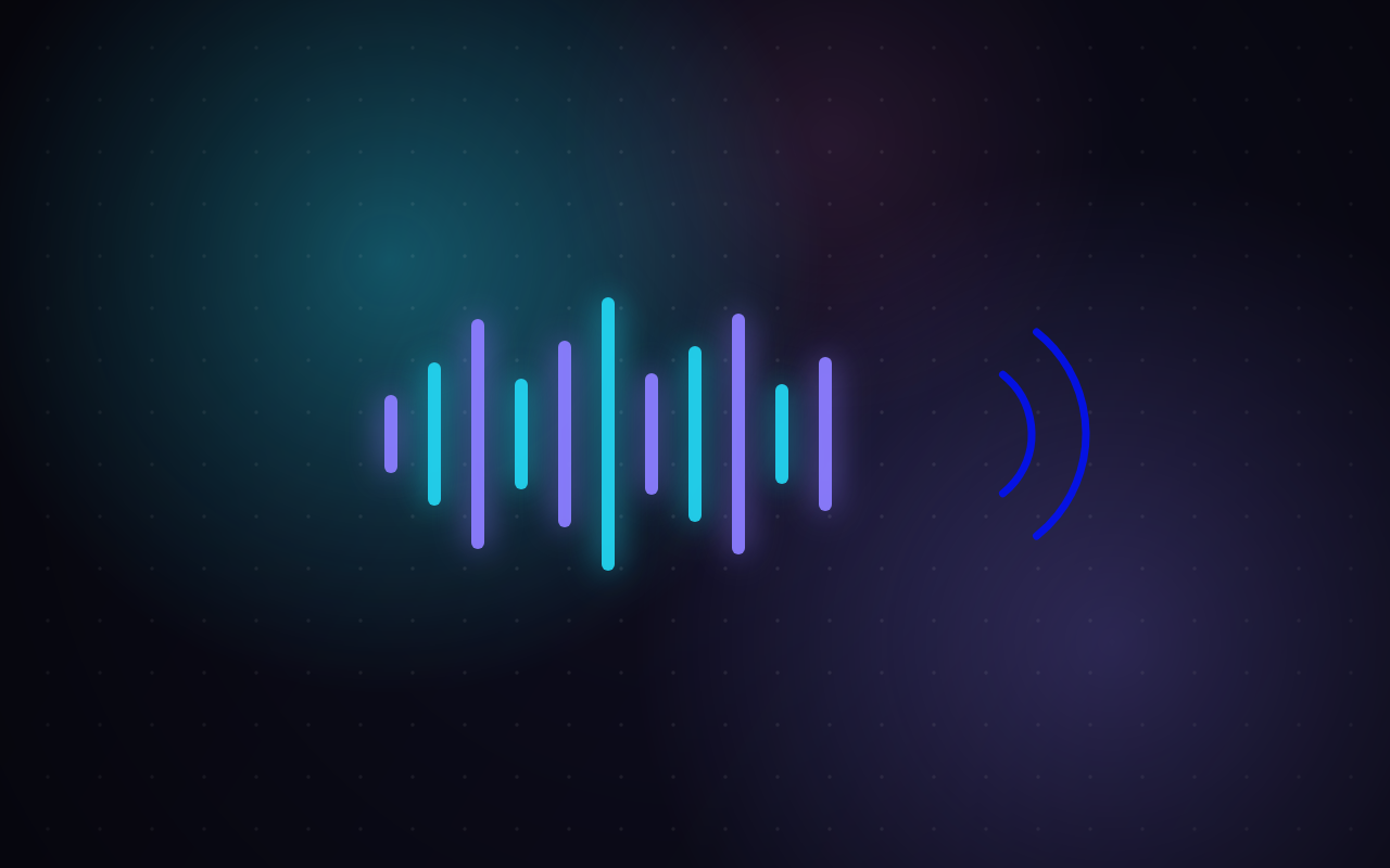 Deskless AI — voice agent waveform